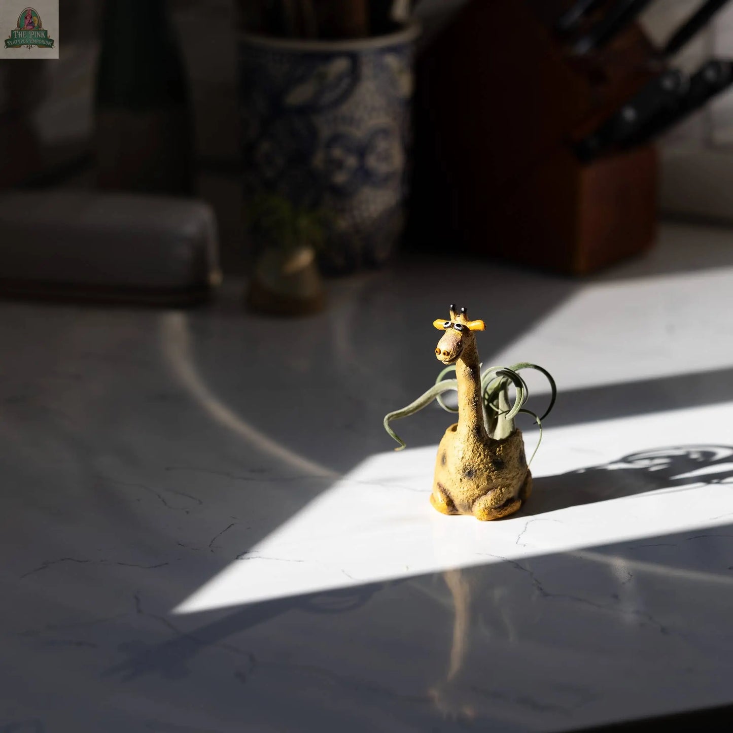 Baby Giraffe Geneva - Mini Blobhouse Planter Pink Platypus Emporium
