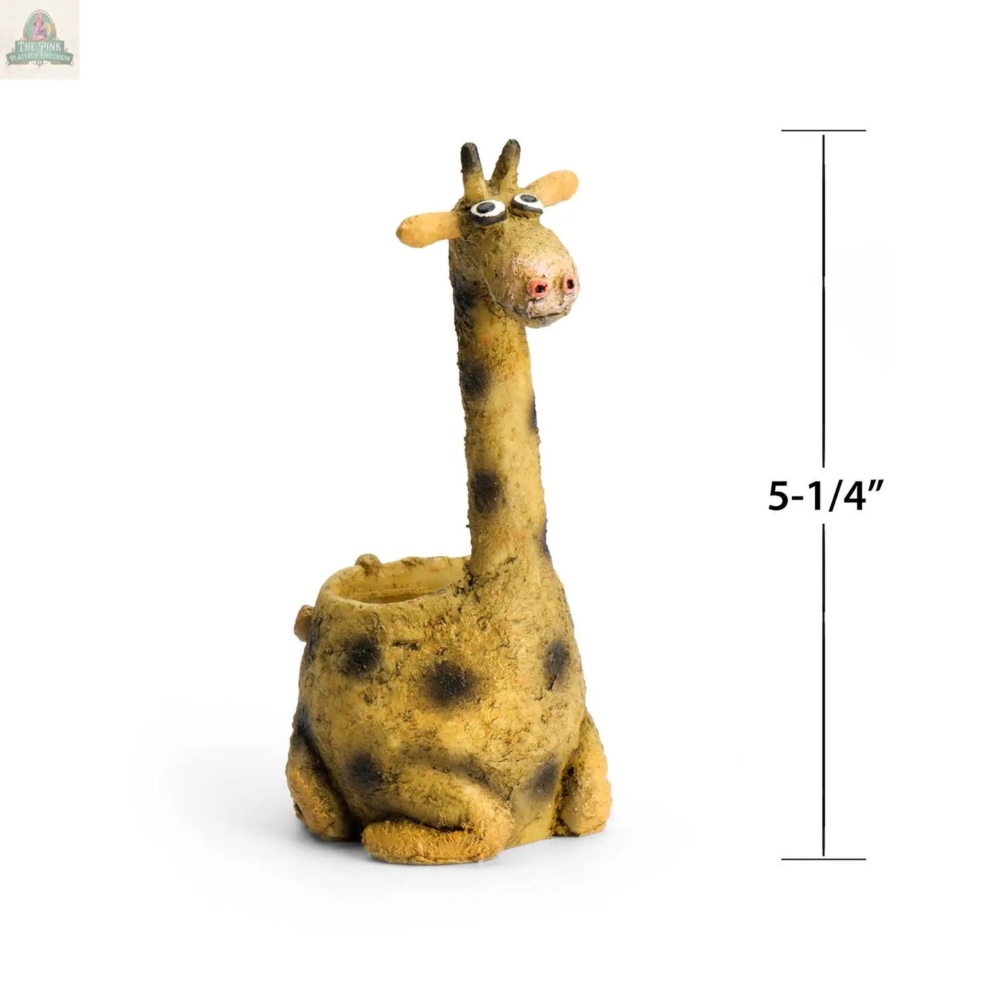 Baby Giraffe Geneva - Mini Blobhouse Planter Pink Platypus Emporium