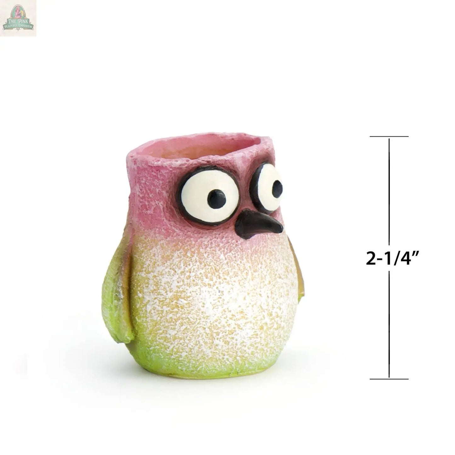 Baby Hummingbird - Mini Blobhouse Planter - Bitty Pink Platypus Emporium