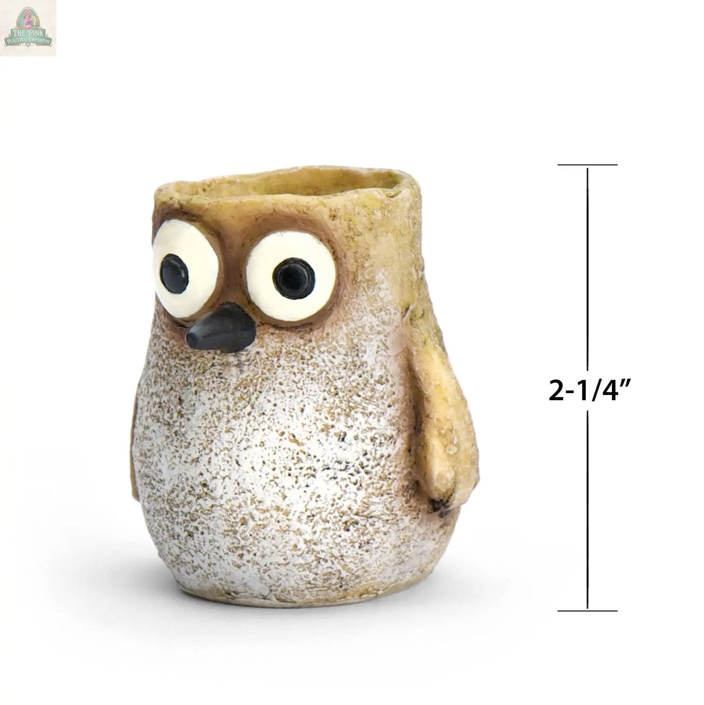 Baby Sandpiper Bird, Speck, Mini Blobhouse Planter Pink Platypus Emporium