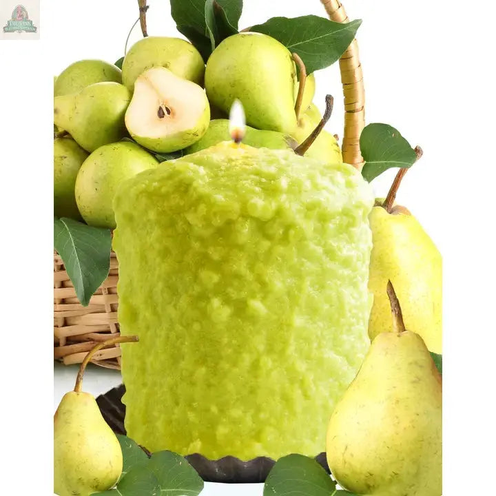 Brandied Pear Hearth Candle Pink Platypus Emporium