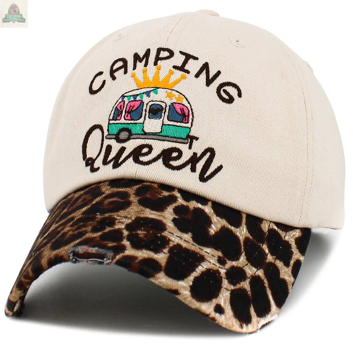 Camping Queen Vintage Ballcap: BLK KBETHOS