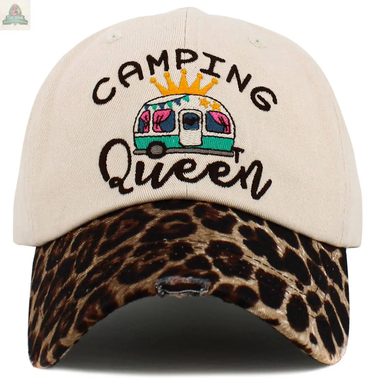 Camping Queen Vintage Ballcap: BLK KBETHOS