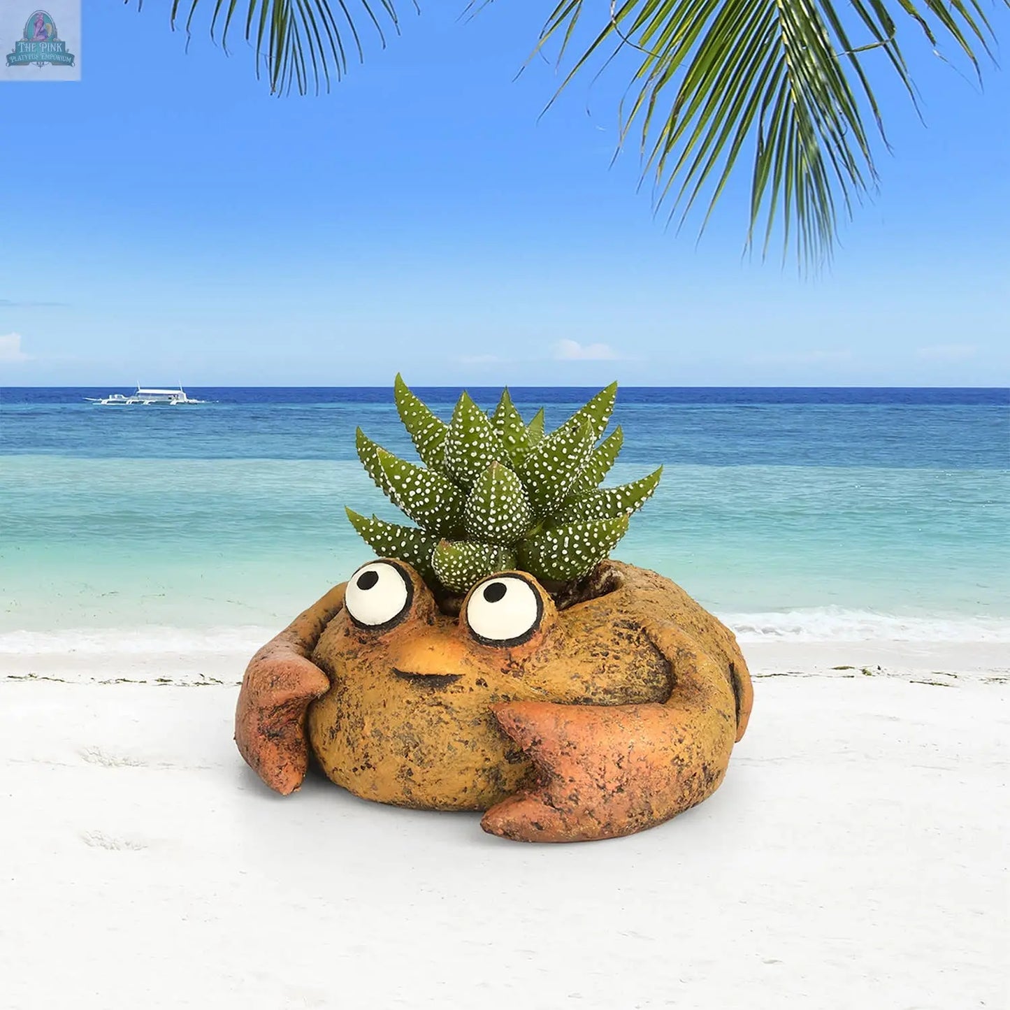 Clawdia Crab Blobhouse Planter Pink Platypus Emporium
