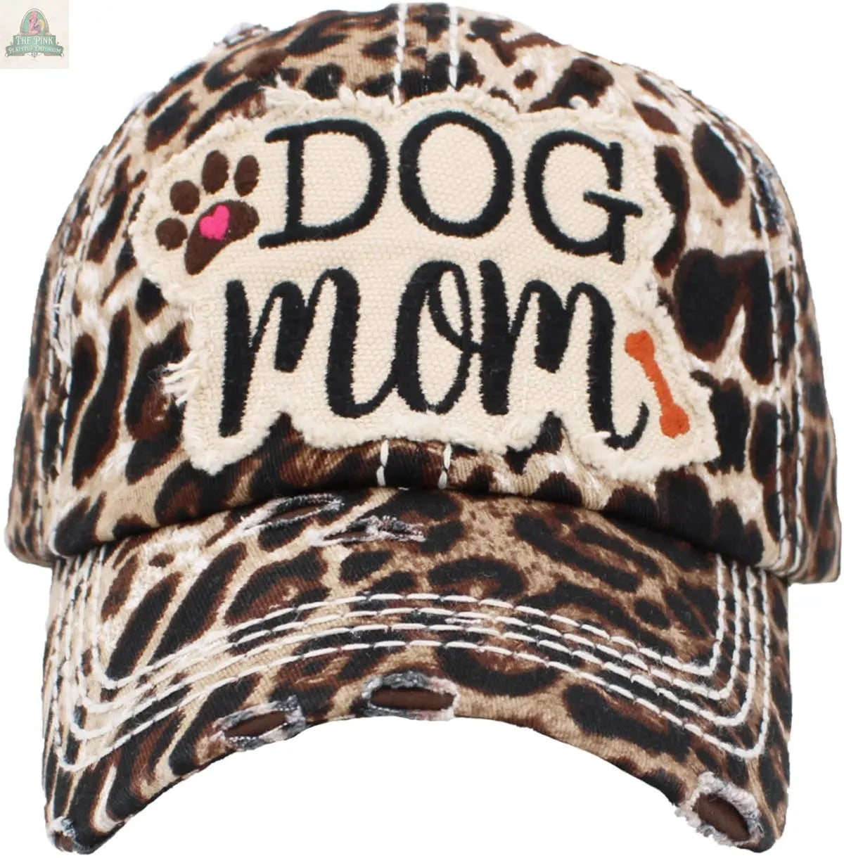 DOG MOM WASHED VINTAGE BALLCAP: CAM KBETHOS
