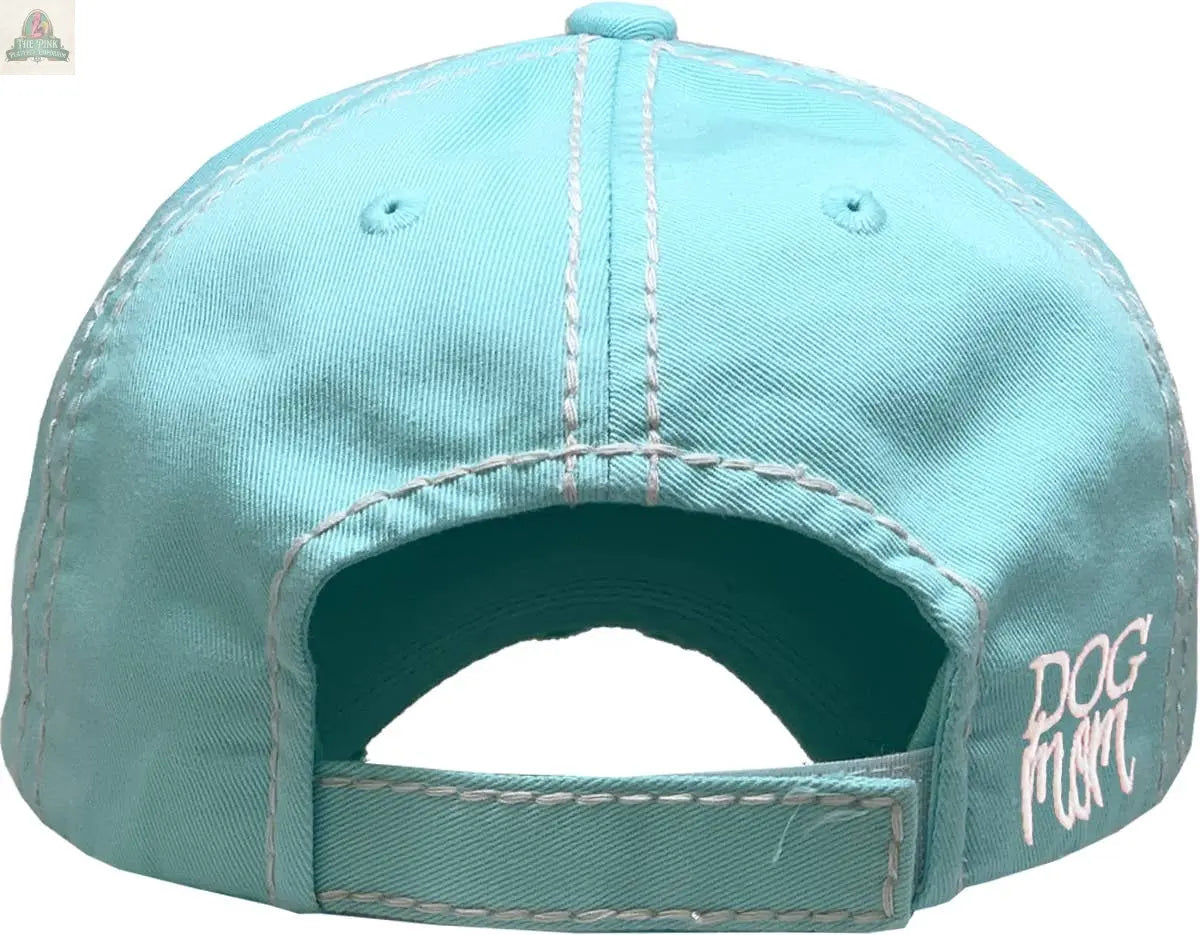 DOG MOM WASHED VINTAGE BALLCAP: MDM KBETHOS