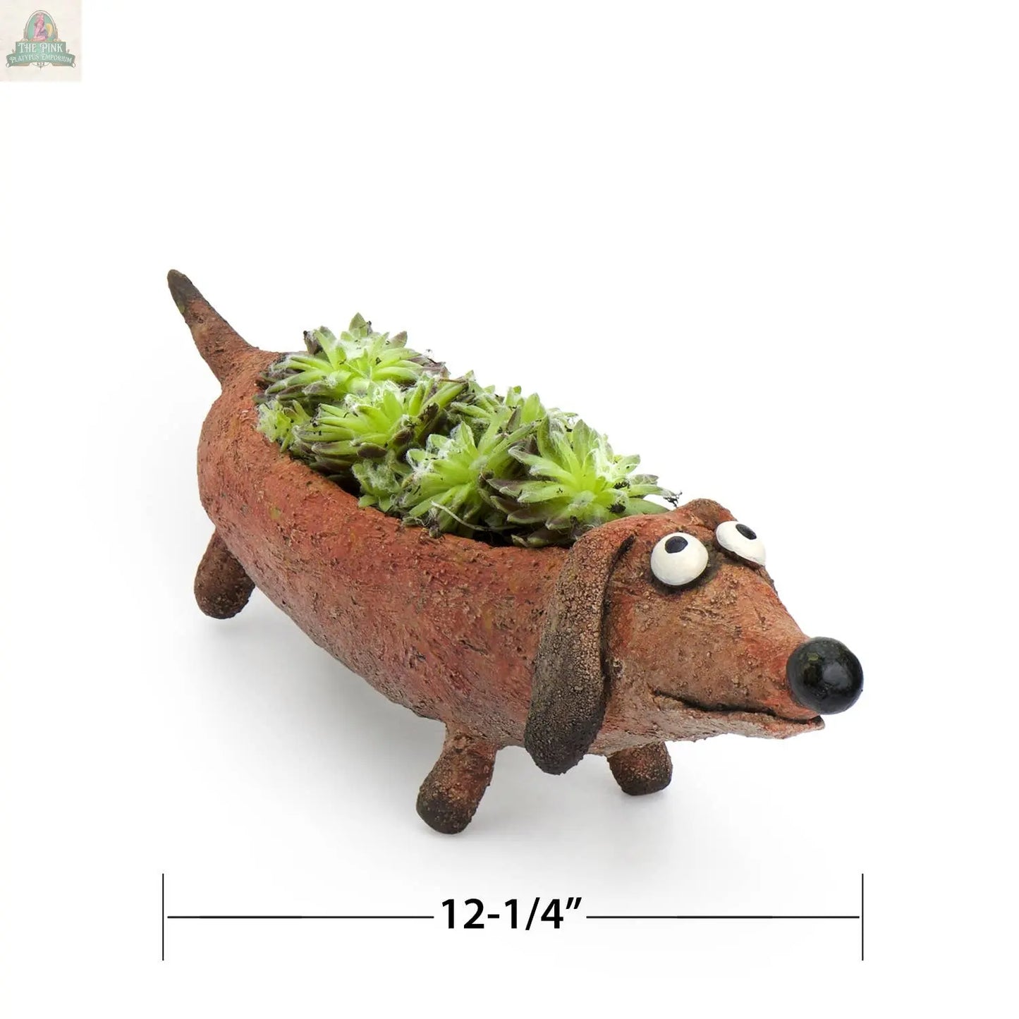 Dobby Doxin, Dog Blobhouse Planter Pink Platypus Emporium