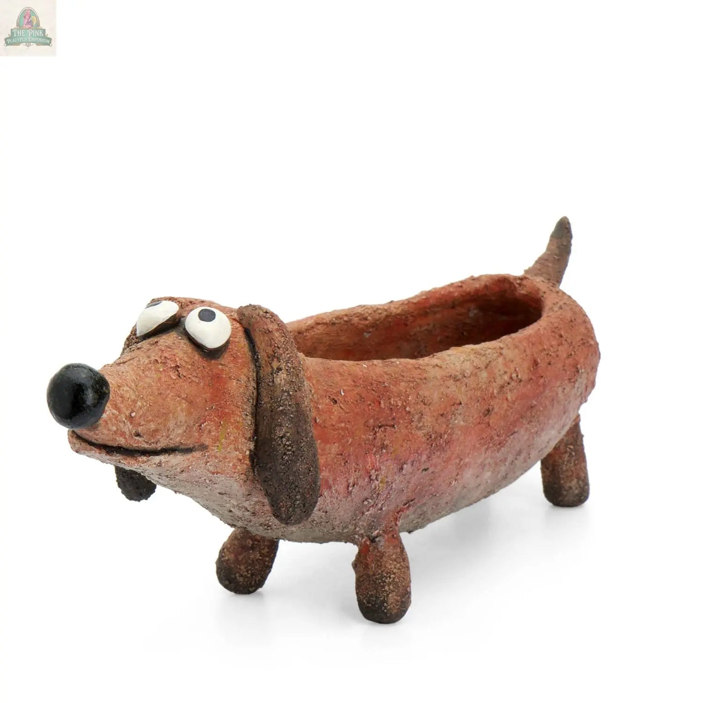 Dobby Doxin, Dog Blobhouse Planter Pink Platypus Emporium