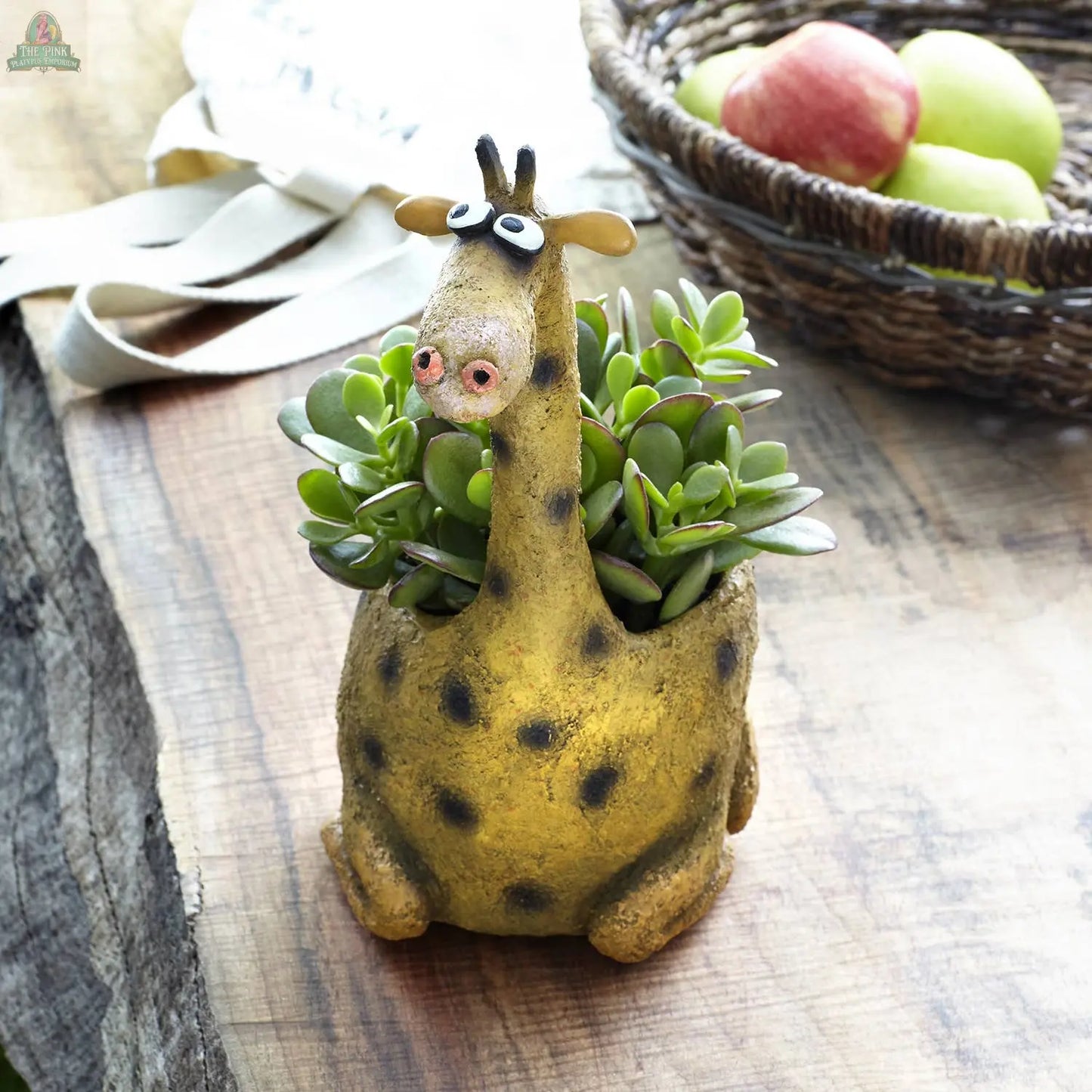 George the Giraffe Blobhouse Planter Pink Platypus Emporium