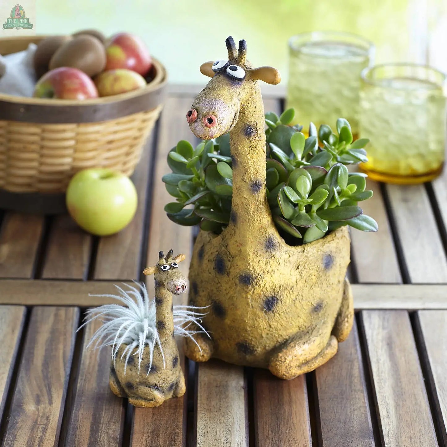 George the Giraffe Blobhouse Planter Pink Platypus Emporium