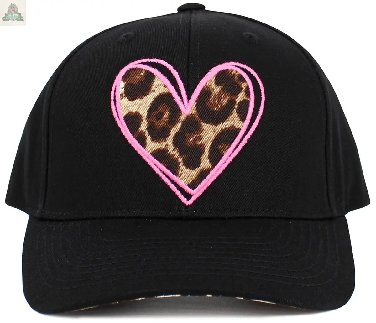 Leopard Heart Snapback: CAM KBETHOS