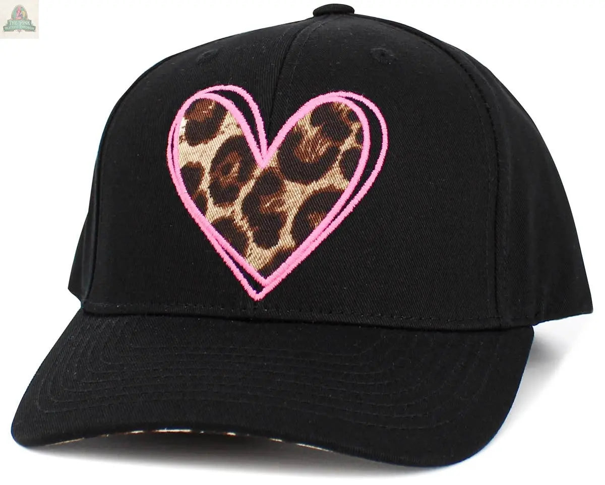 Leopard Heart Snapback: CAM KBETHOS