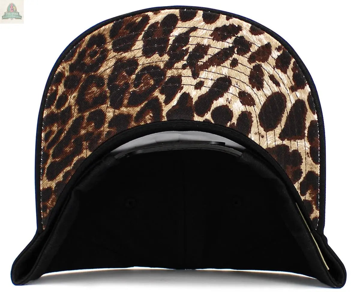 Leopard Heart Snapback: CAM KBETHOS