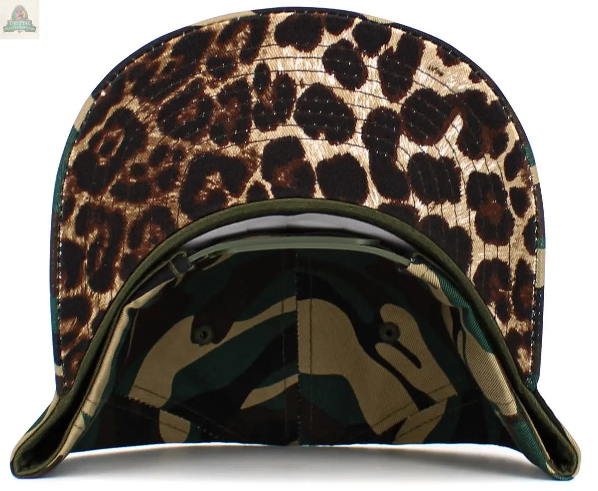 Leopard Heart Snapback: CAM KBETHOS