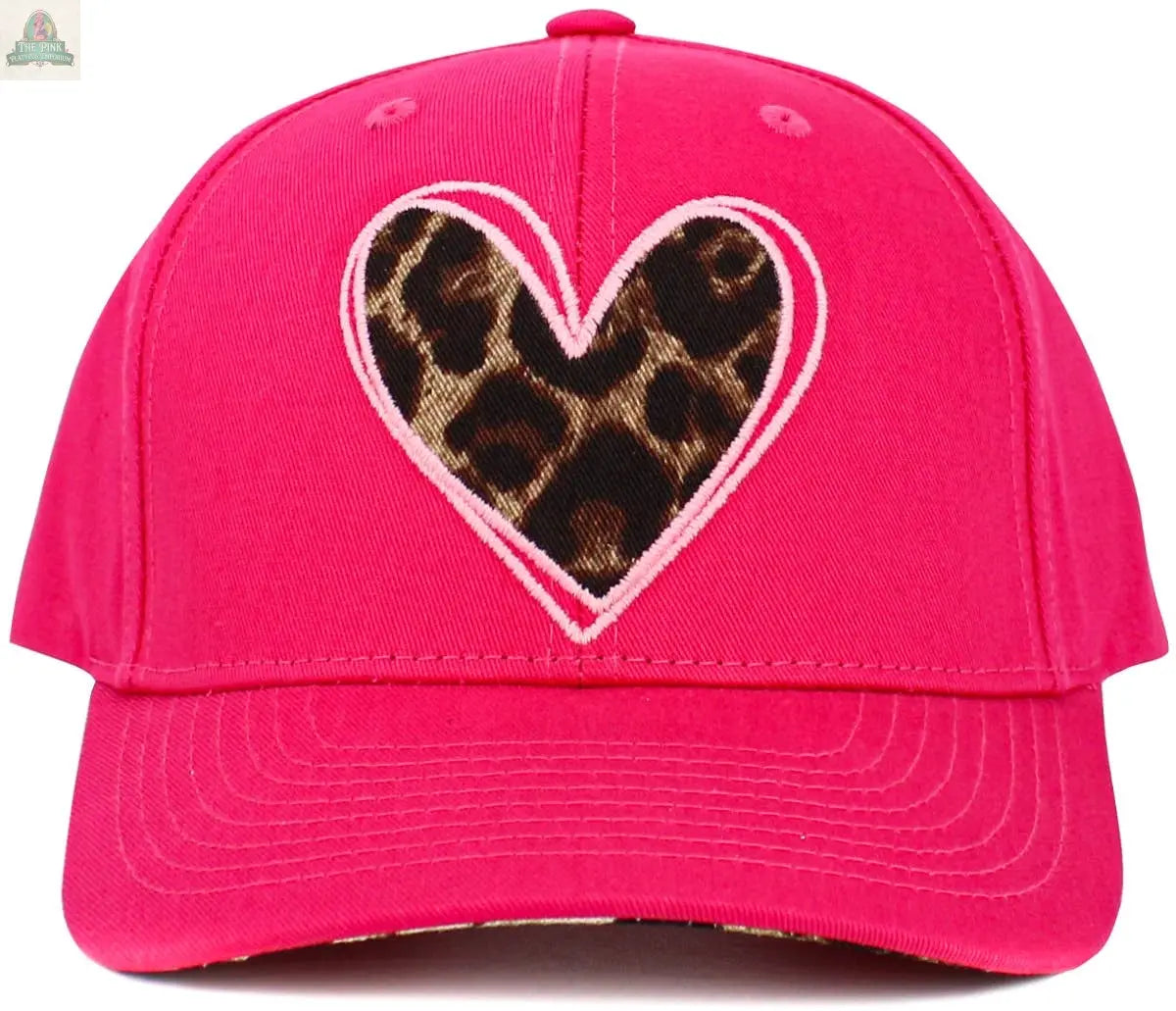Leopard Heart Snapback: CAM KBETHOS