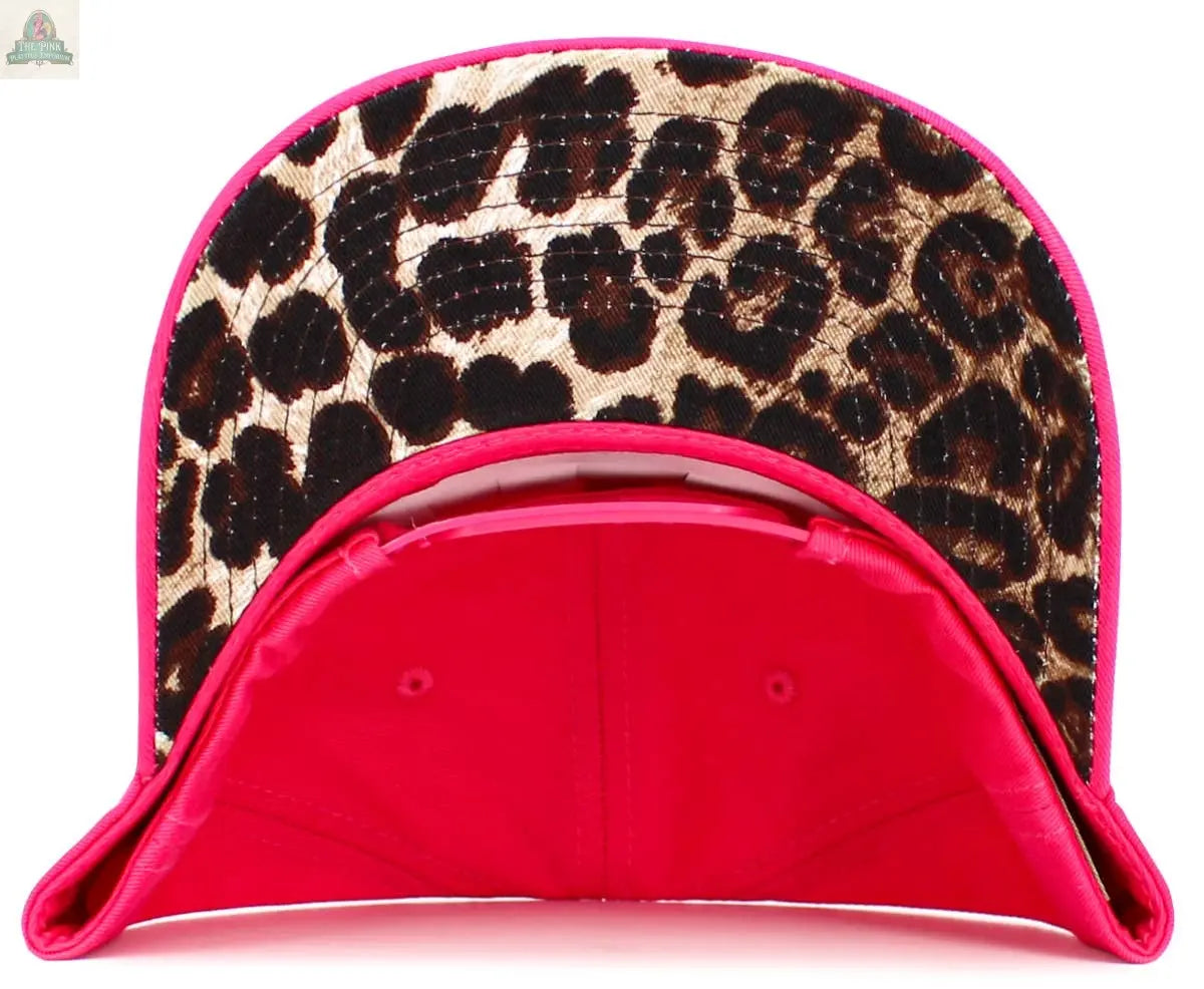 Leopard Heart Snapback: CAM KBETHOS