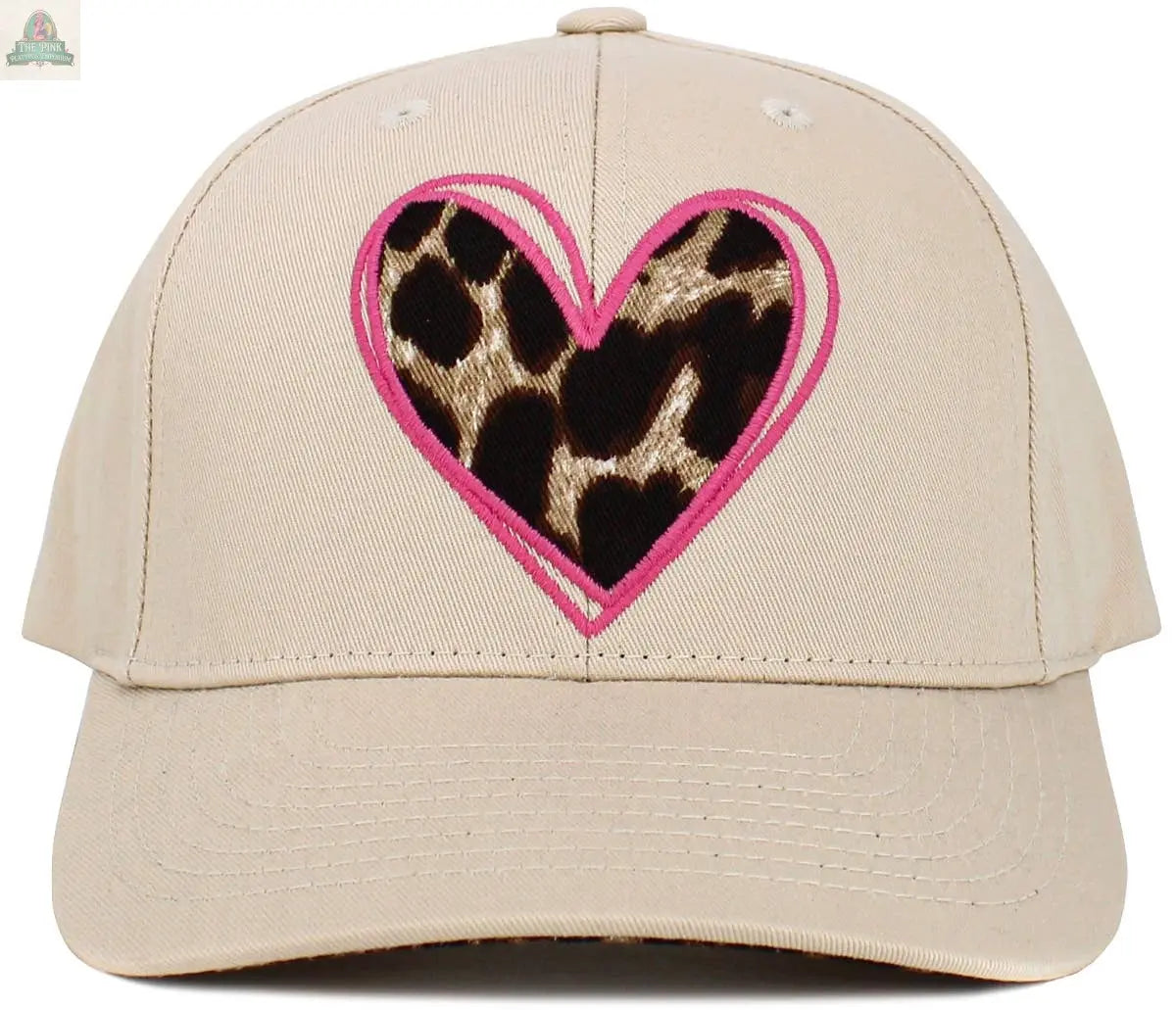 Leopard Heart Snapback: CAM KBETHOS