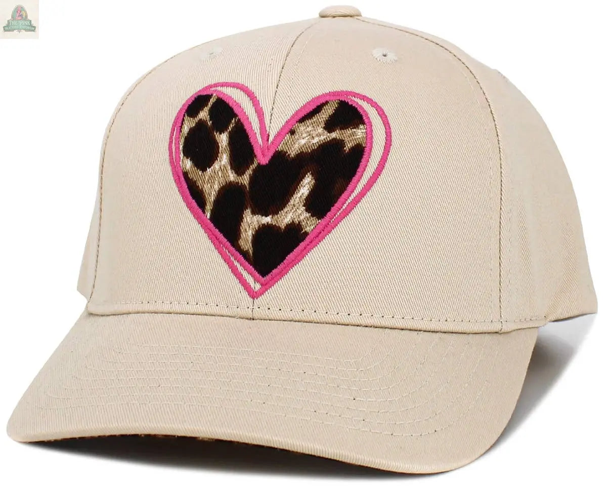 Leopard Heart Snapback: CAM KBETHOS