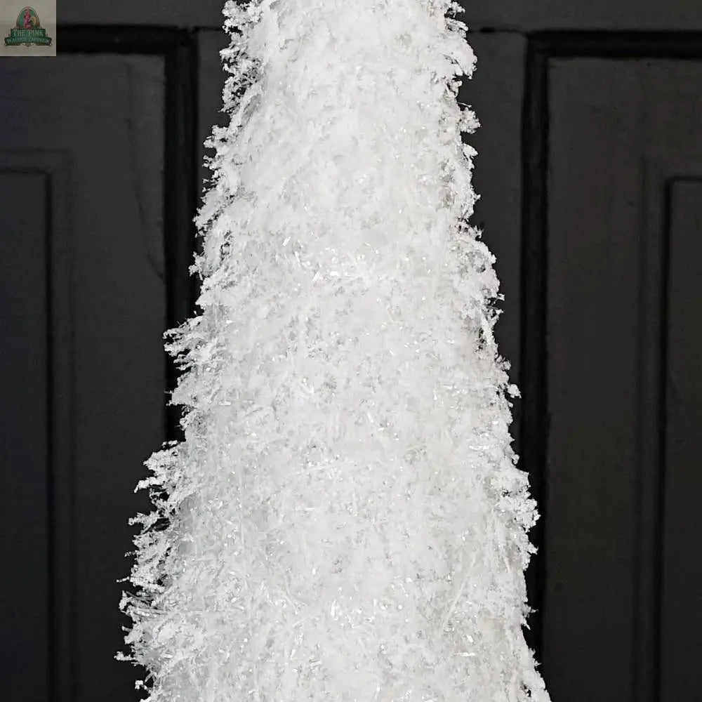 M32775AB-Set of 2 Fluffy Snowy Cone Tree Holiday Depot Inc.