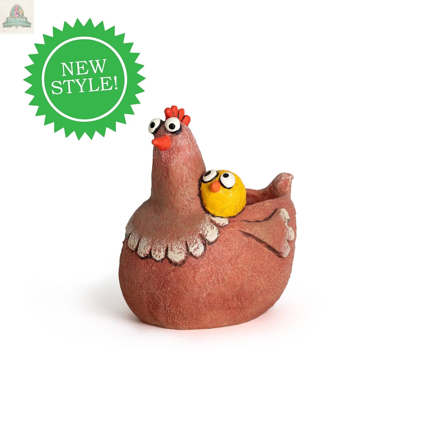 Mama Hen/Chicks Blobhouse Planters Pink Platypus Emporium