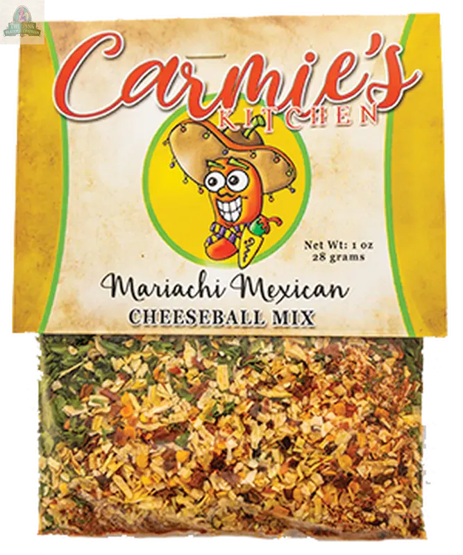 Mariachi Mexican Appetizer Cheeseball Carmie's Kitchen