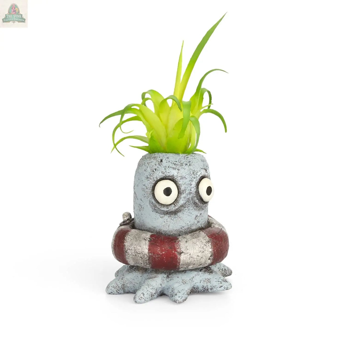 Octopus with Life Ring Blobhouse Planter - Ollie Pink Platypus Emporium