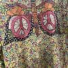 Close-up of boho western style graphic tshirt design