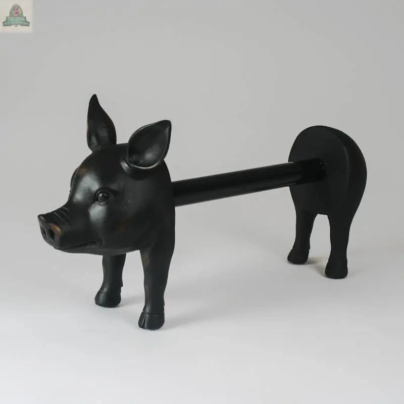 Pig Kitchen Roll Holder Pink Platypus Emporium