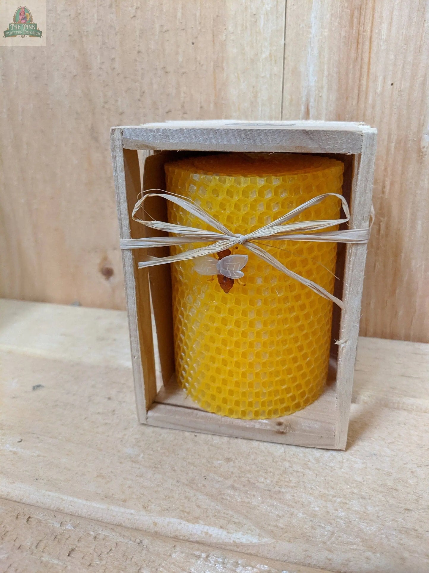 Pure Beeswax Candles 34 W/Y: Yellow Green Pastures Wholesale