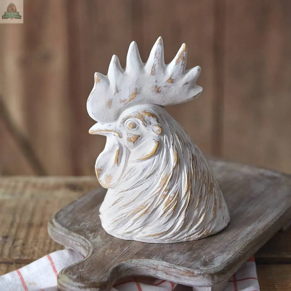 Rooster Head Sculpture CTW Home Collection