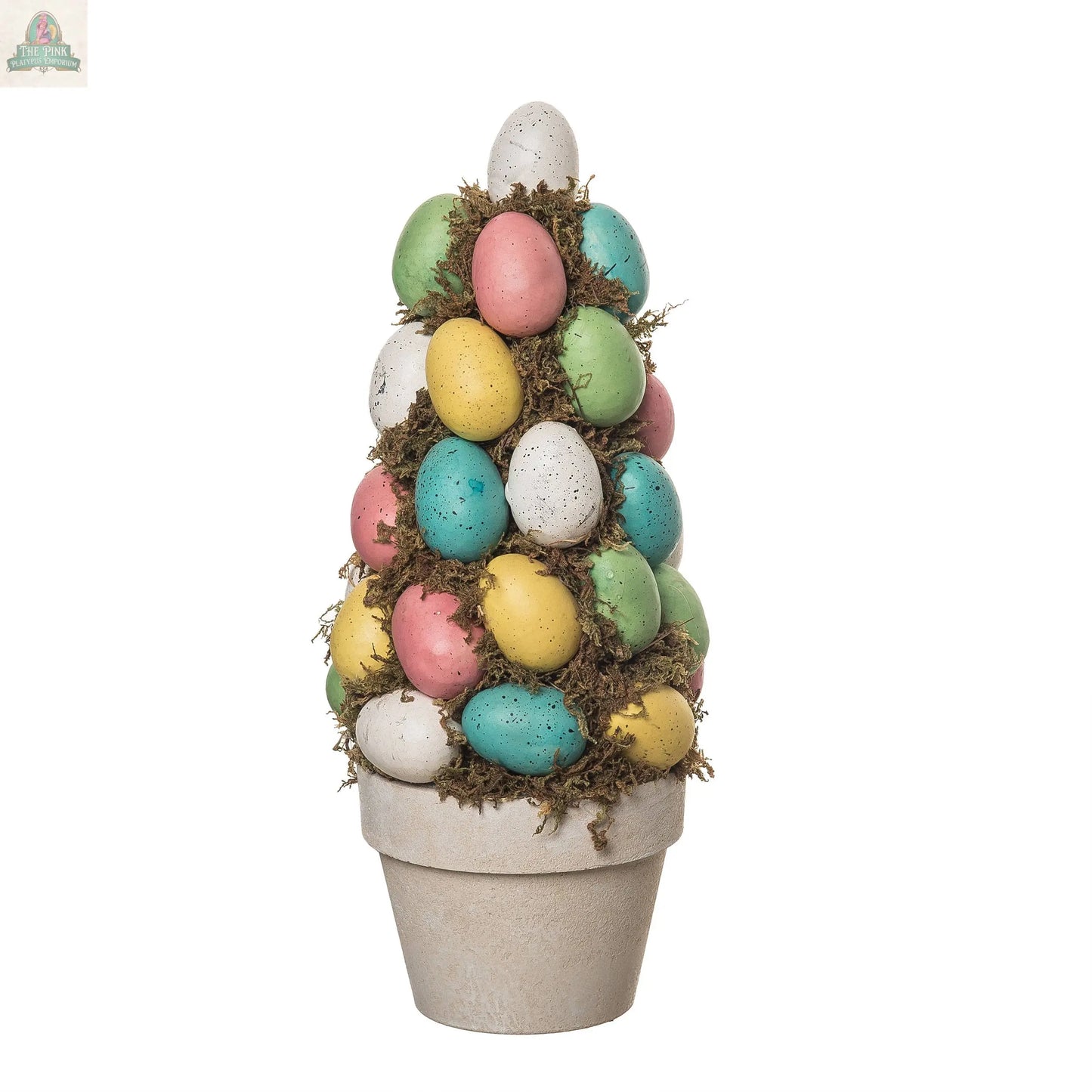 SALE Foam 14" Easter Egg Table Tree Transpac