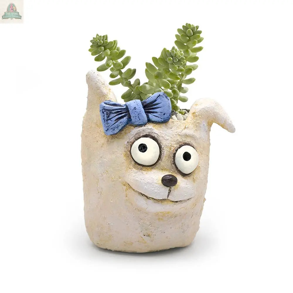 Stella the Dog Blobhouse Planter Pink Platypus Emporium