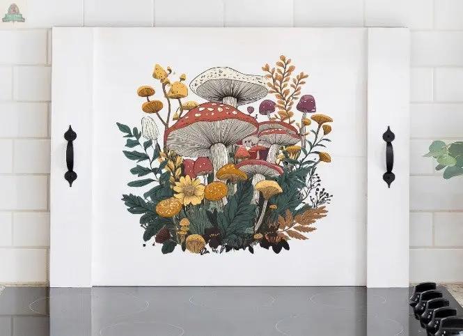 Stove Top Cover-Stove Cover Mushroom 1 - Pink Platypus Emporium