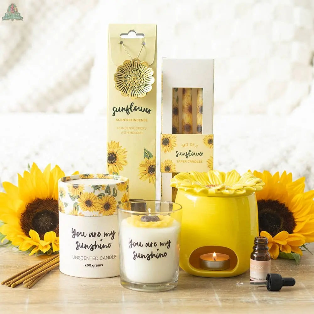 Sunflower Oil Burner and Wax Warmer Pink Platypus Emporium