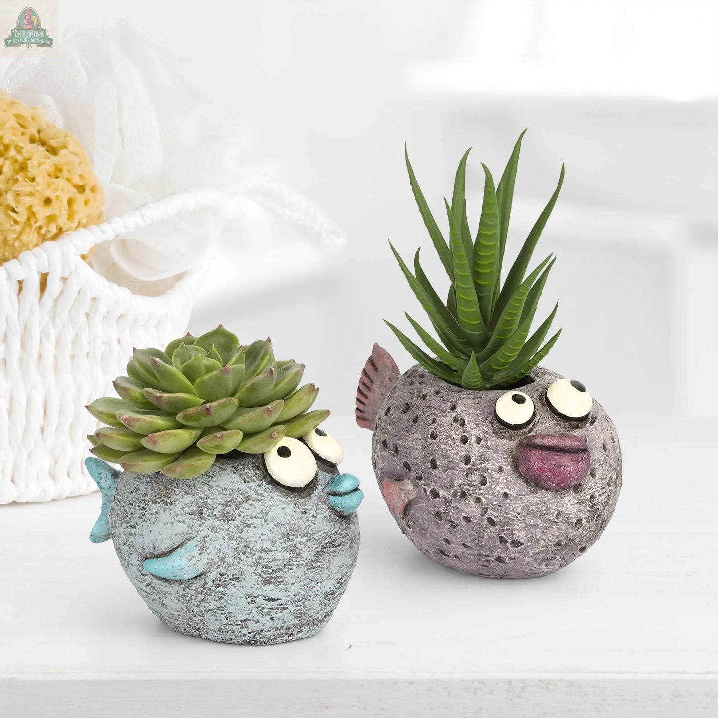 Twyla Karp Fish Blobhouse Planter Pink Platypus Emporium