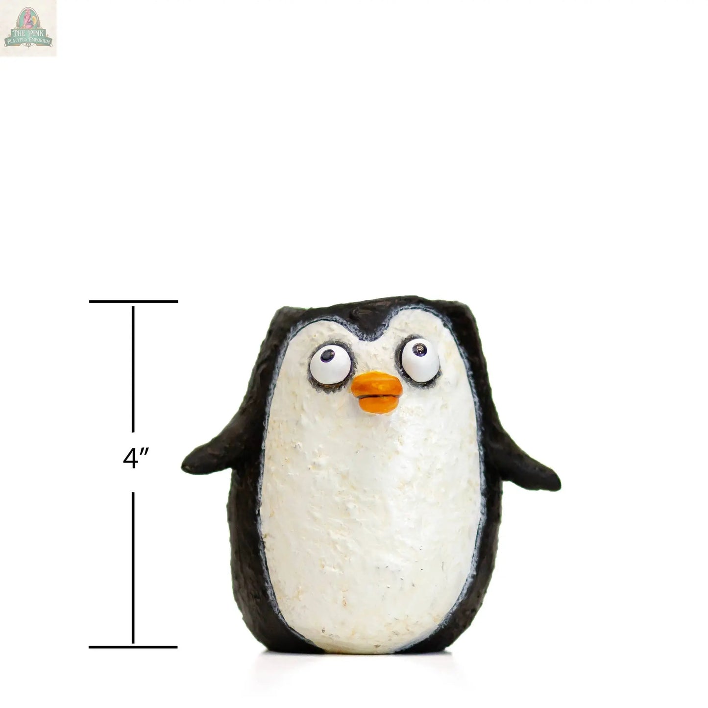 Waddles the Penguin Planter Pink Platypus Emporium