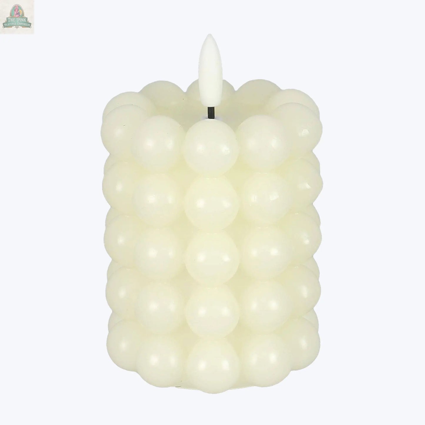 Wax LED Flickering Candle,Need CR2032 batteries(SKU#: 14586) Pink Platypus Emporium