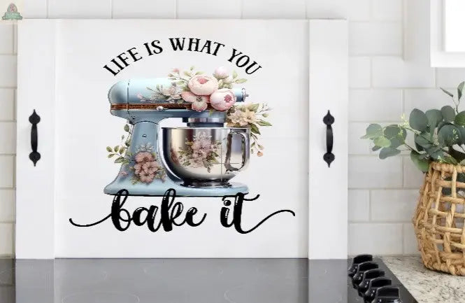 stove cover with life is what you bake it