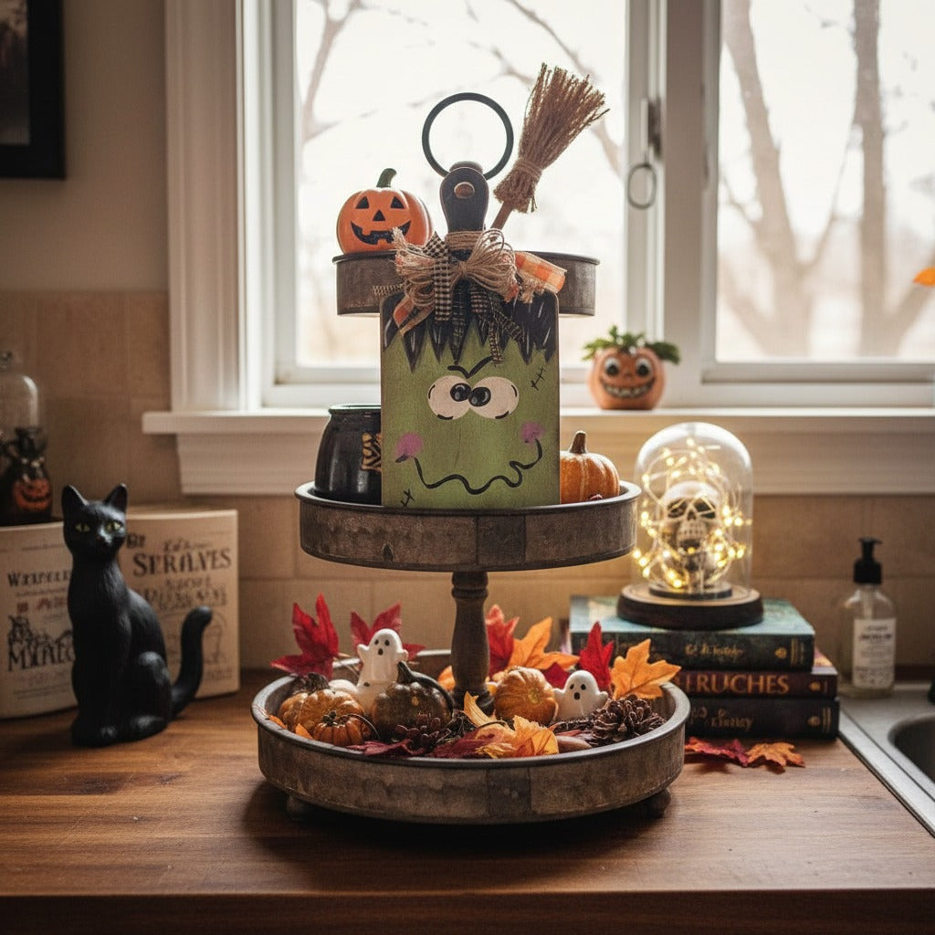 Halloween Frankenstein Decorative Cutting Board