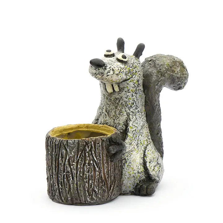 Baby Squirrel, 'lumpy' Mini Blobhouse Planter