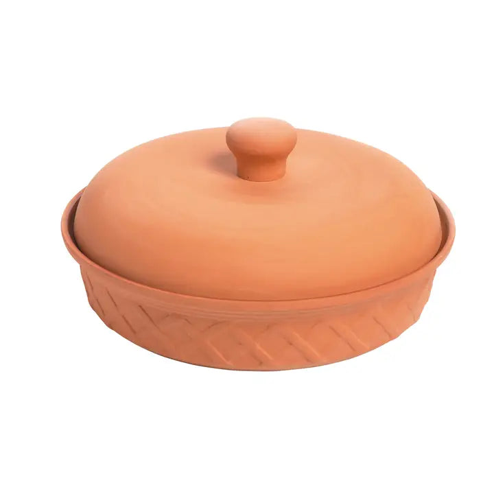 Terra Cotta Tortilla Warmer, 8.5" X 4.25"