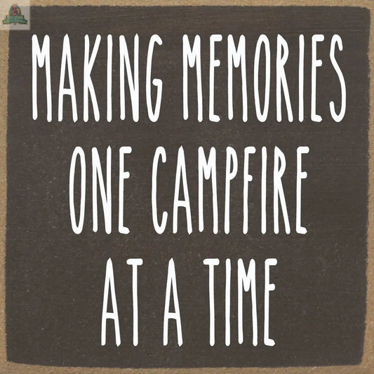 4X4-1020 Making Memories wood sign Pink Platypus Emporium