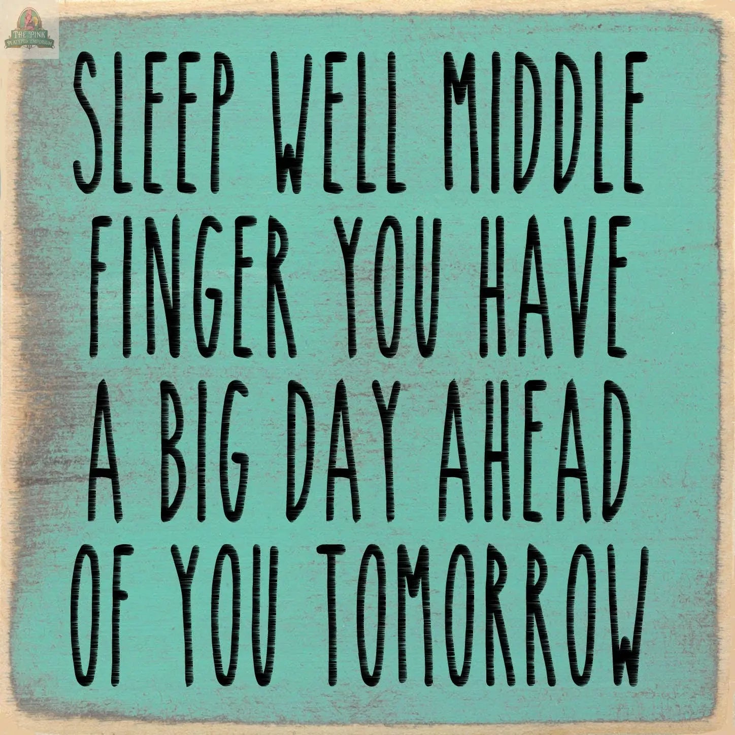 5X5-182 Sleep Well Pink Platypus Emporium