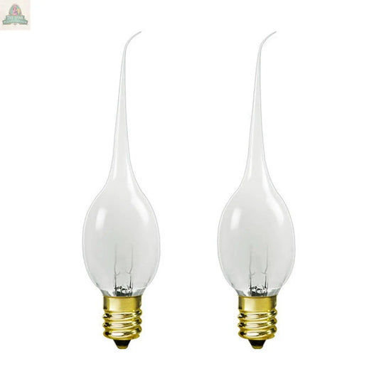 6 Watt Silicone Bulb Candelabra Base 2 pack Irvin's Tinware