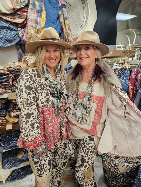 cow print jeans women western outfit