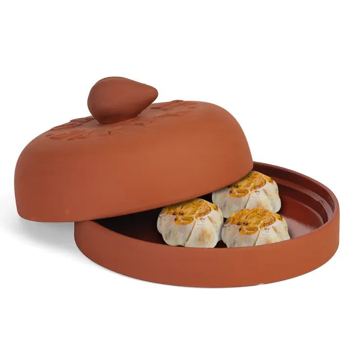 Terra Cotta Garlic Baker,  7"