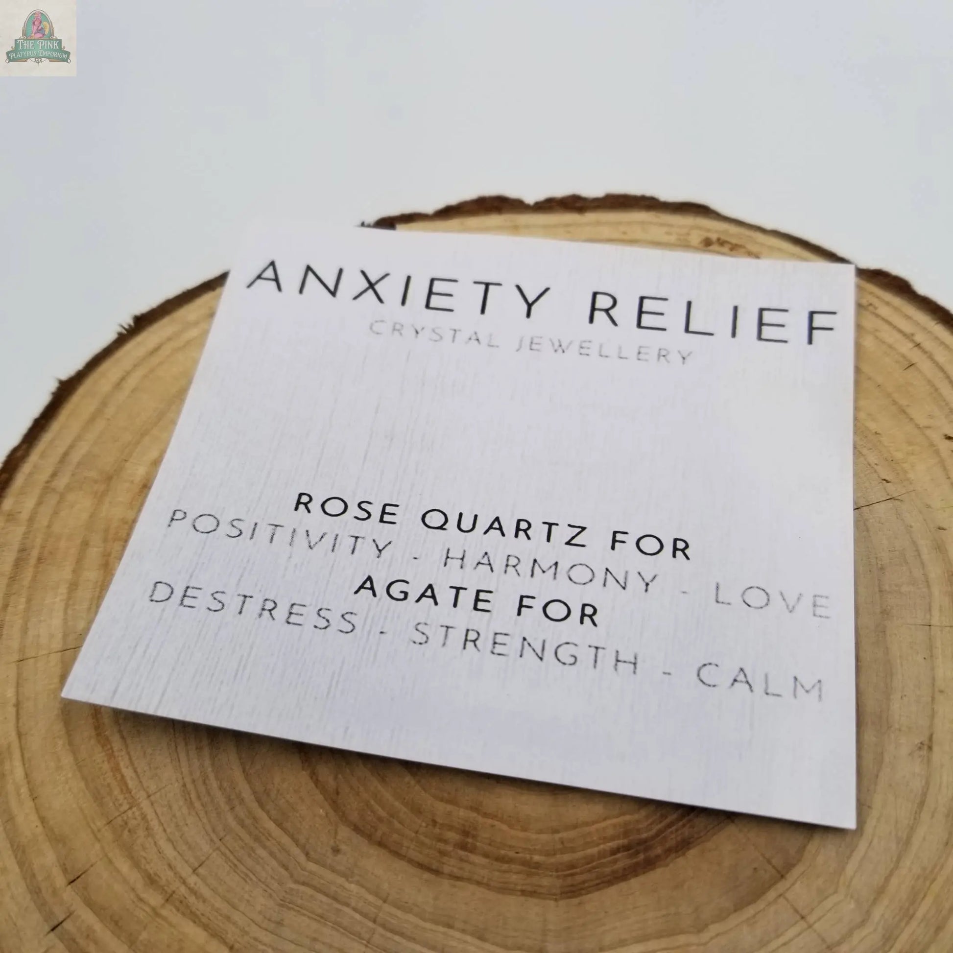 Anxiety Reliet Natural Crystal Bead Bracelet CHAKRA JEWELRY