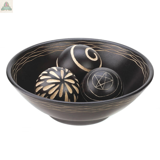 Artisan Deco Bowl and Balls Zingz Home