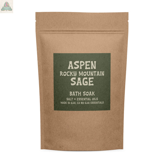 Aspen Rocky Mountain Sage Bath Soak | Epsom Salt & Oils: 5 oz Pink Platypus Emporium