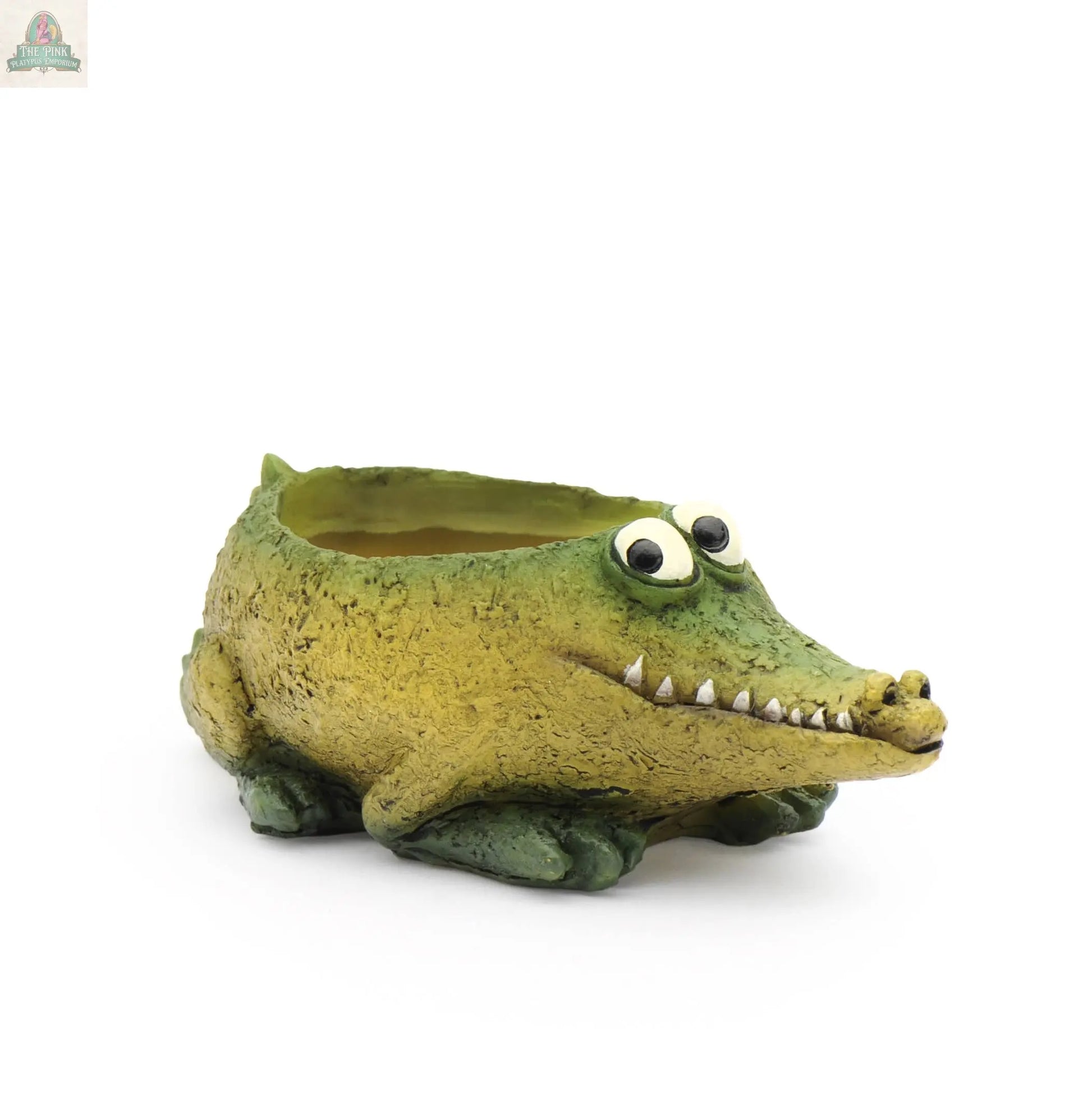 Baby Alligator, 'Kicks' Mini Blobhouse Planter Pink Platypus Emporium